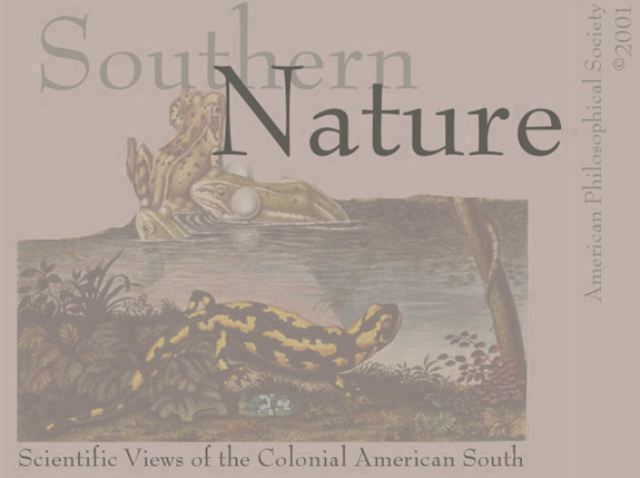 Southern Nature: Scientific Views of the Colonial American South