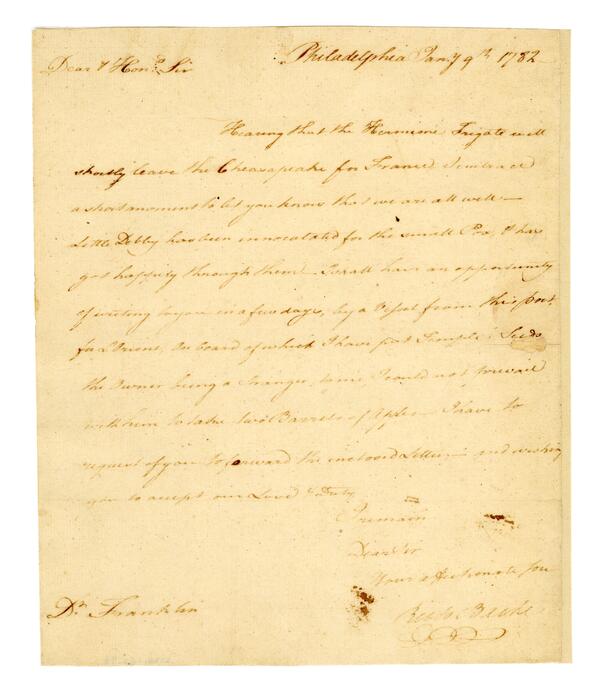 image of manuscript page letter about smallpox inoculation
