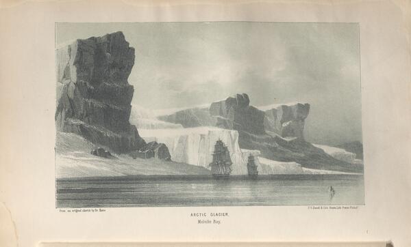 Arctic Glacier engraving
