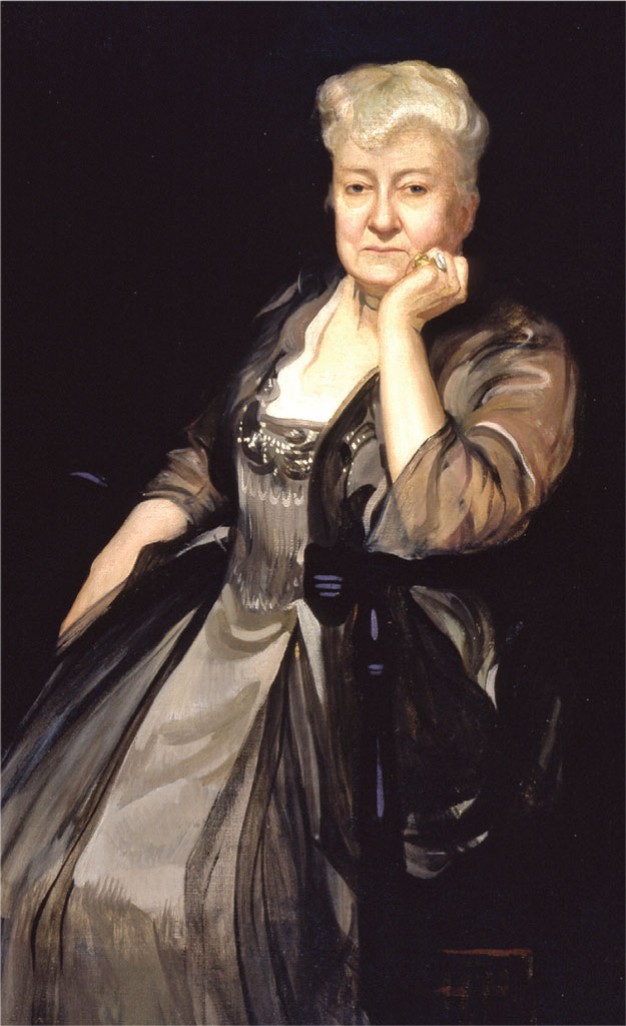 seated portrait of Stevenson