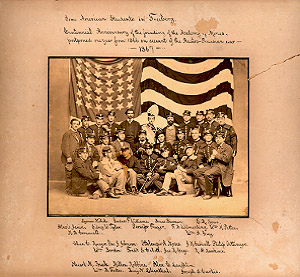 American students in Freiburg, 1867