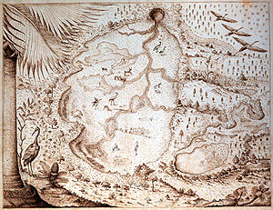 Bartram's sketch of the Great Alachua Swamp