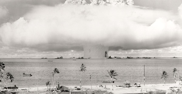 Bikini atoll a-bomb test #3, 1946