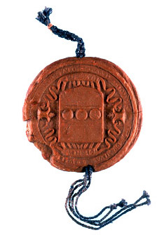 Obverse of seal, Charter of Privileges
