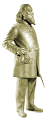 Statuette of George Walter Melville