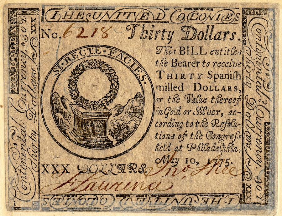 Eighteenth century currency