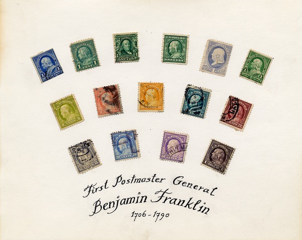 Stamps featuring Benjamin Franklin (1960)