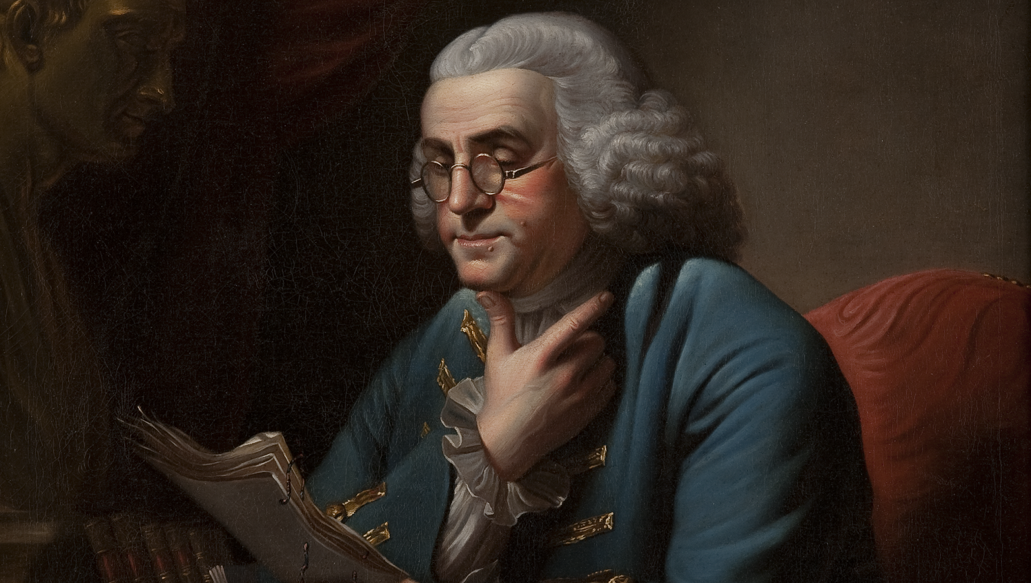 portrait of Benjamin franklin