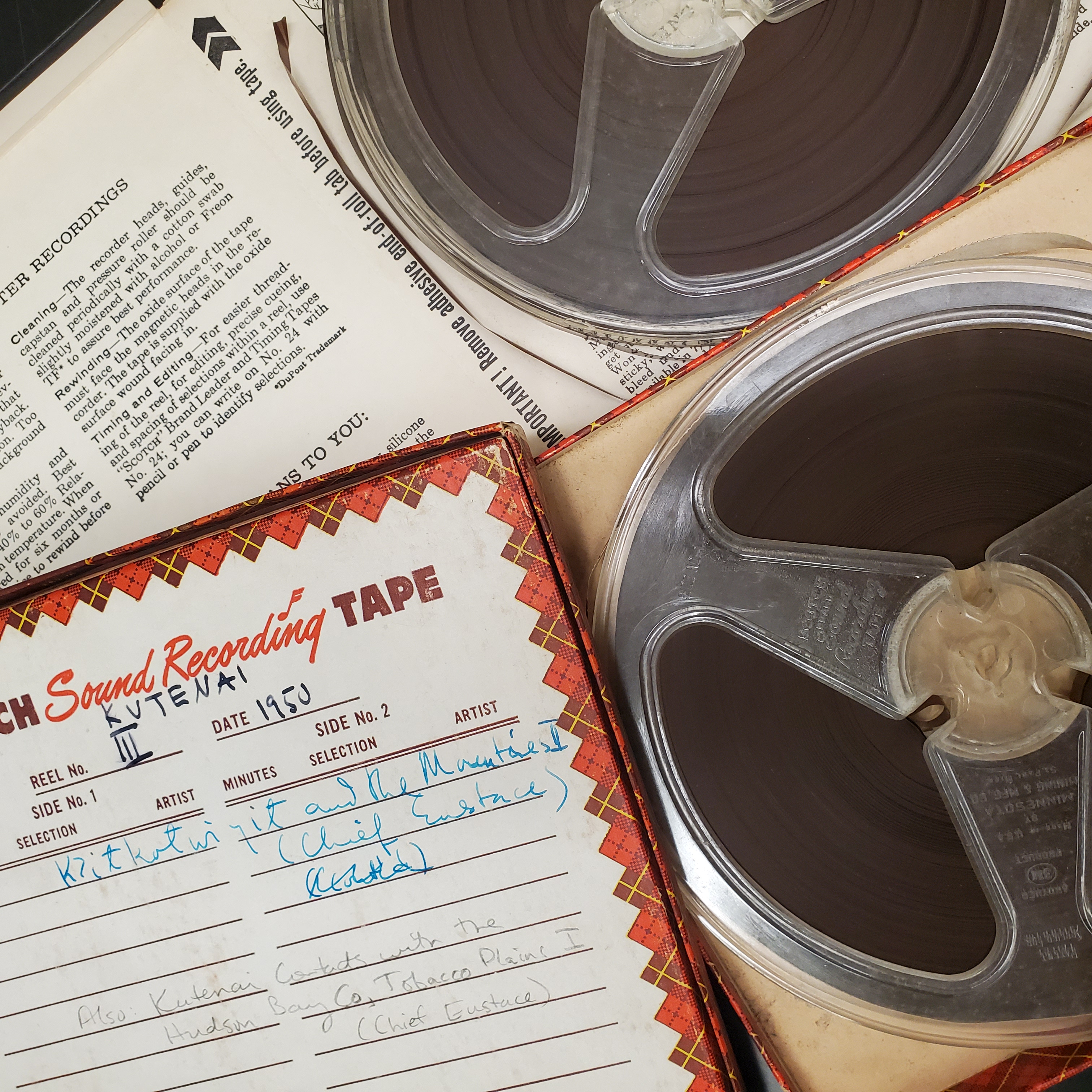 photo of reel tapes