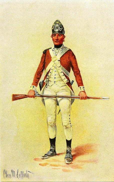 print illustration of soldier in uniform