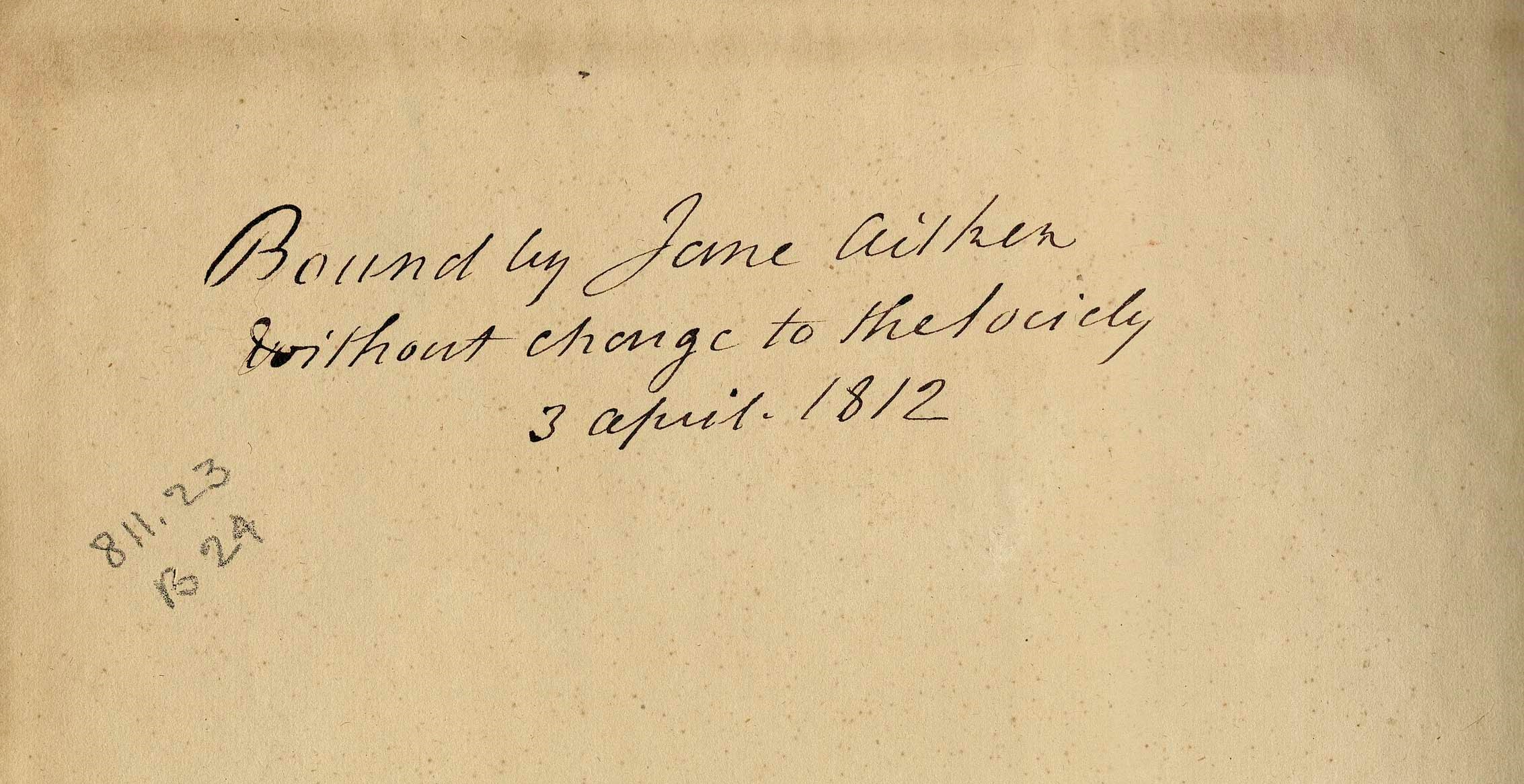 handwritten note