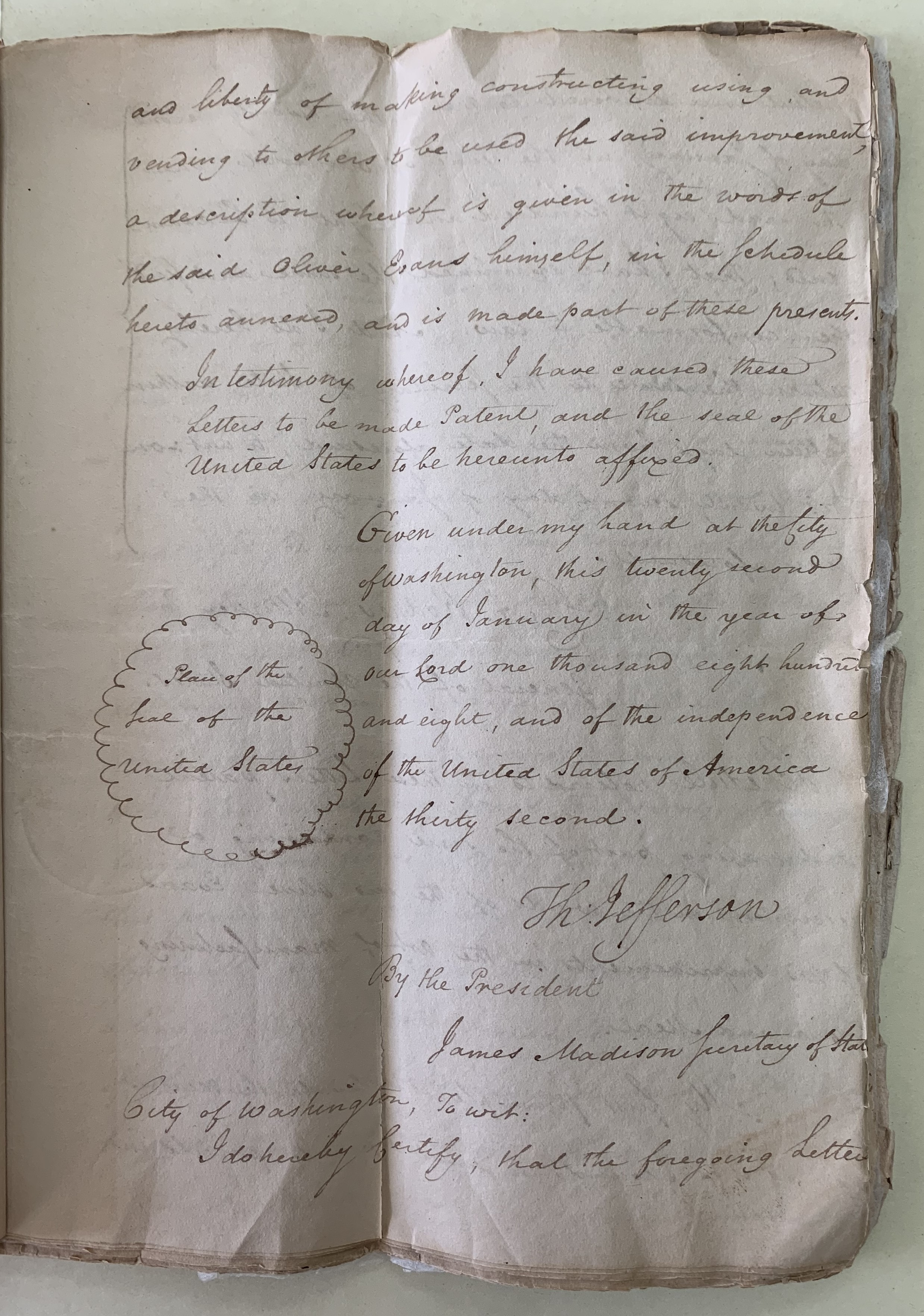 photo of later patent page