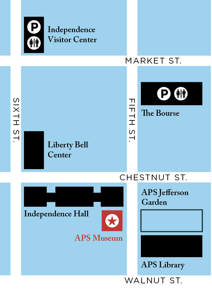 Street Map of the APS Museum and surrounding area
