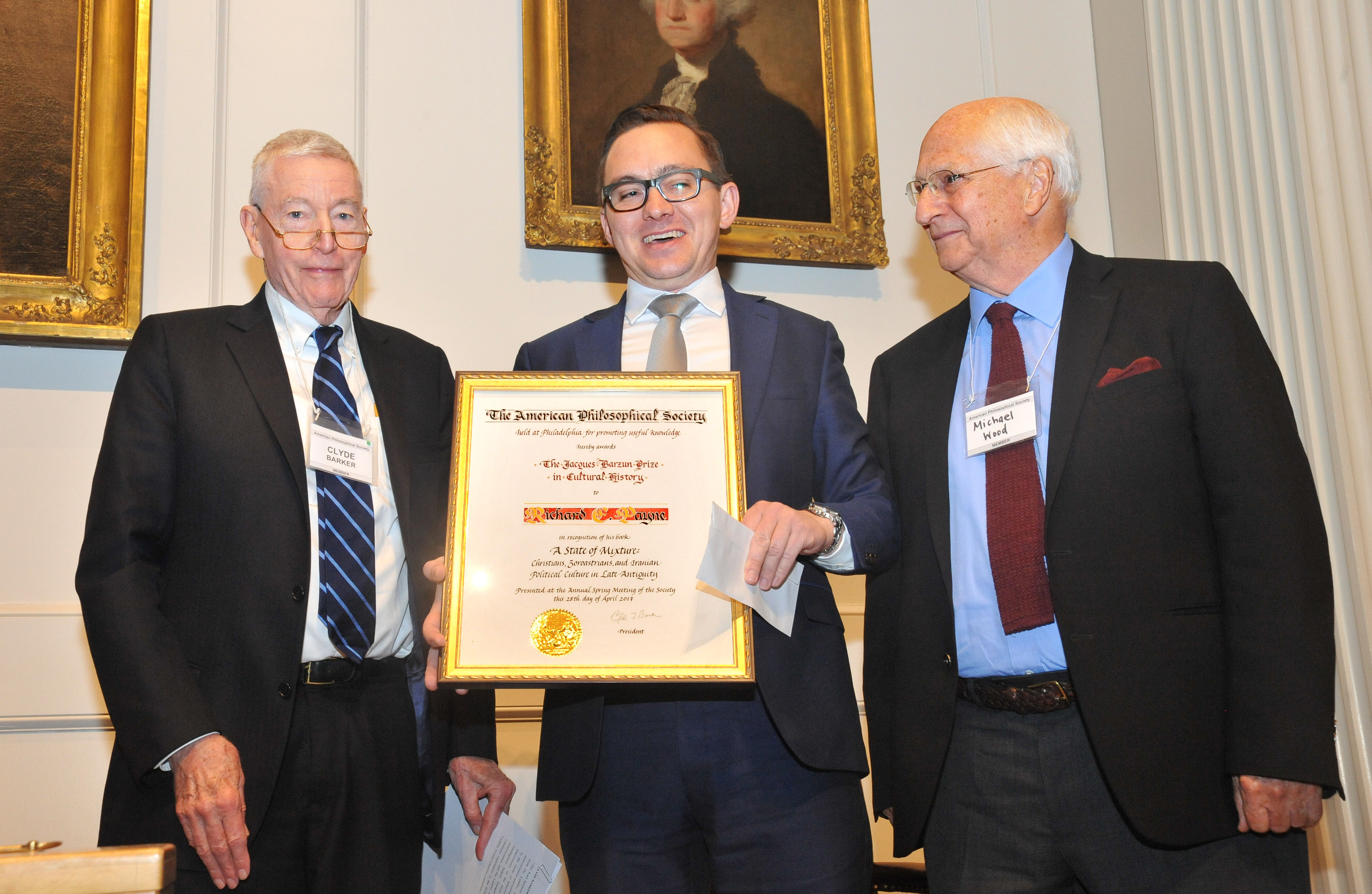 Presentation of the Barzun Prize