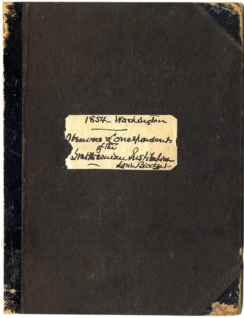 Front cover of notebook