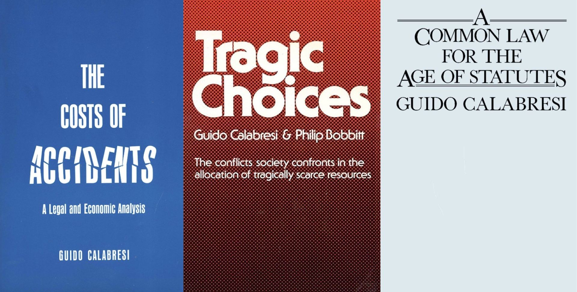 The Honorable Guido Calabresi Book Covers