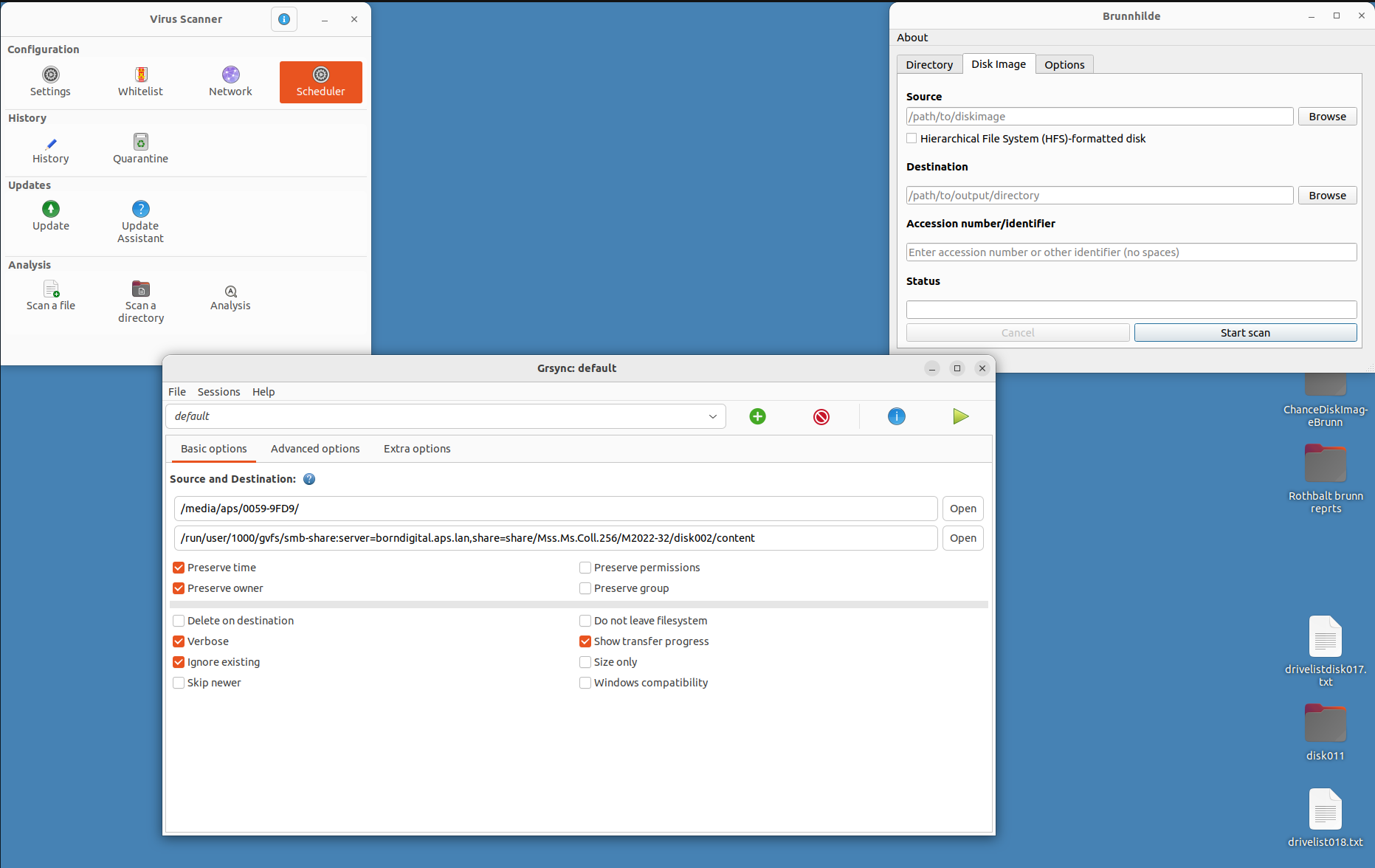 screenshot of a desktop screen with multiple windows open