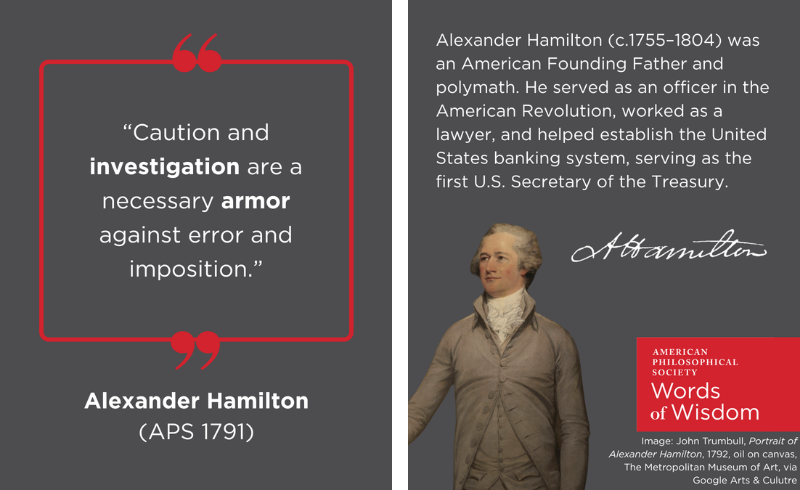 Hamilton quote and bio