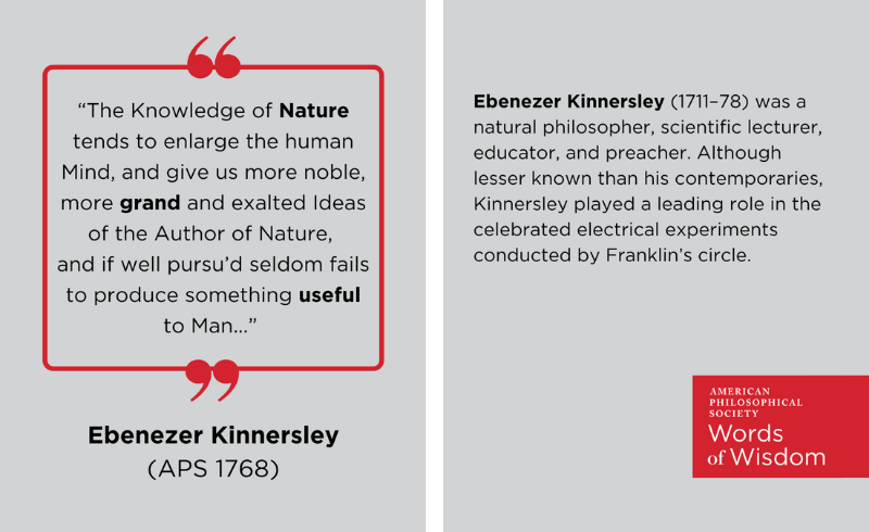 Ebenezer Kinnersley quote and bio