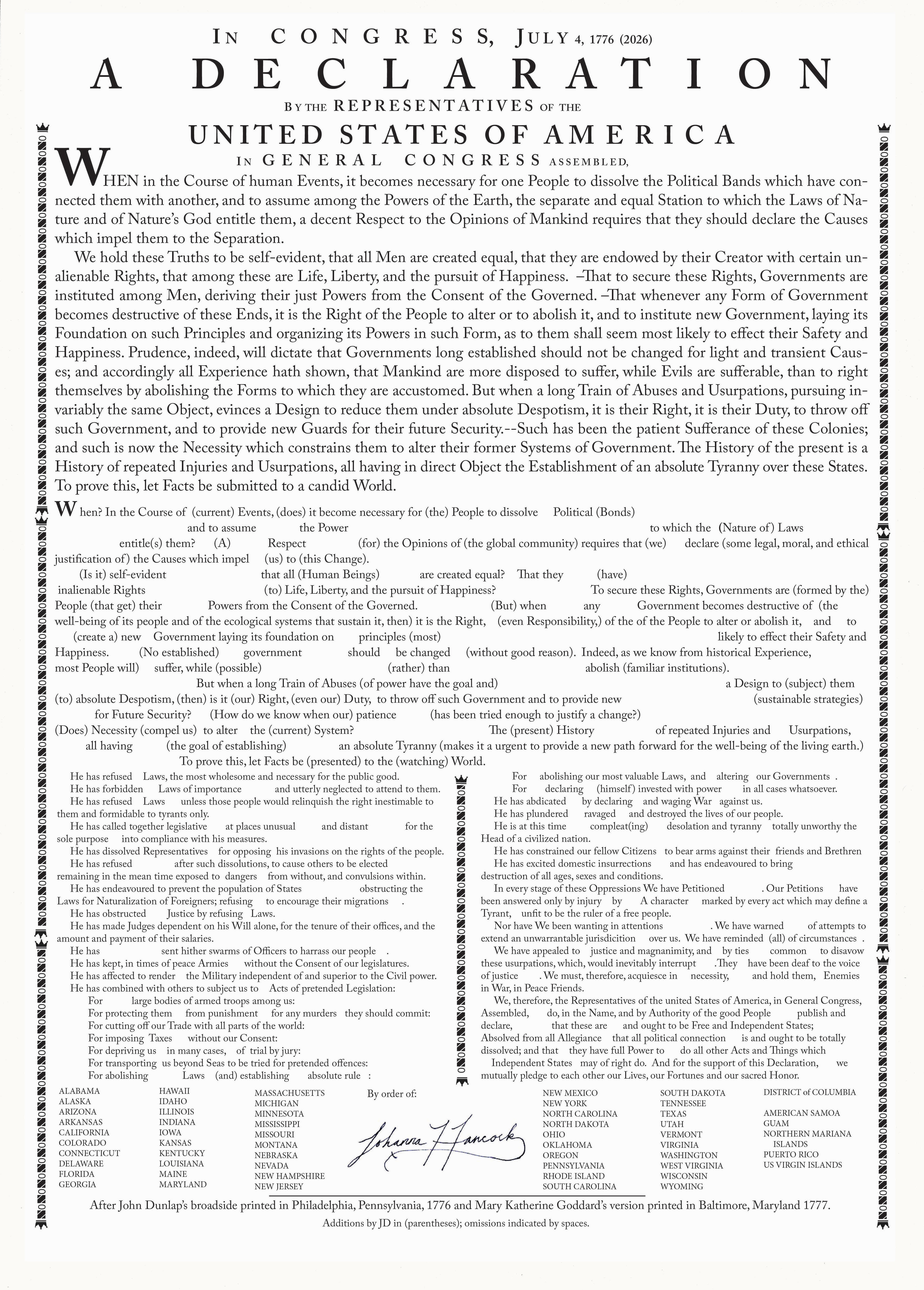 Re-declaration print