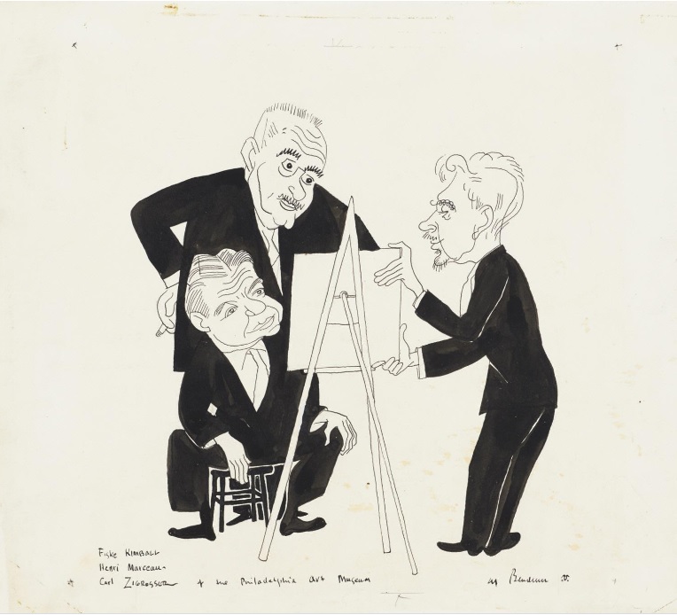 cartoon of fiske, henri, and carl