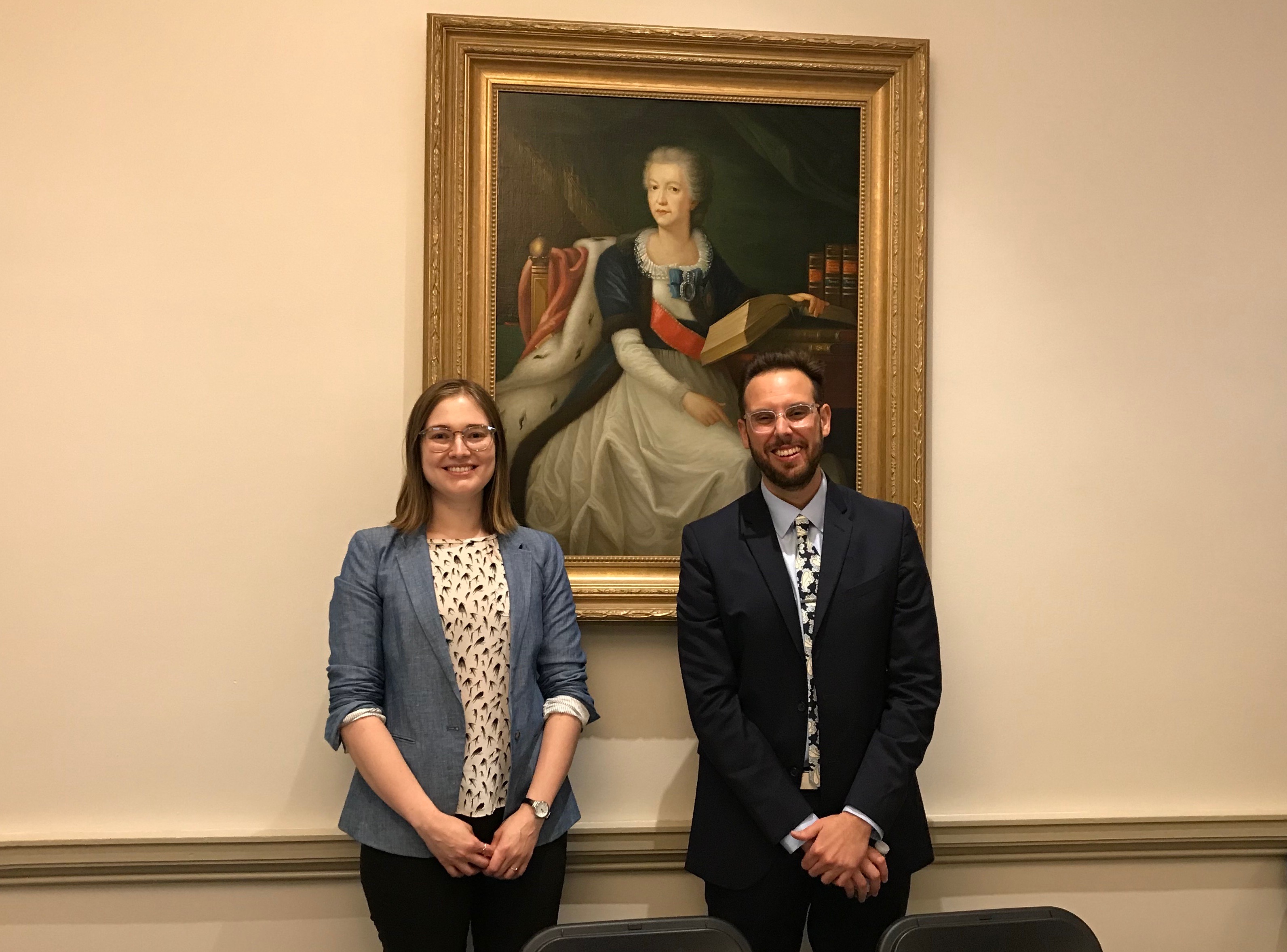 Alexandra Montgomery and Will Fenton, 2016 and 2017 Elizabeth R. Moran Fellows