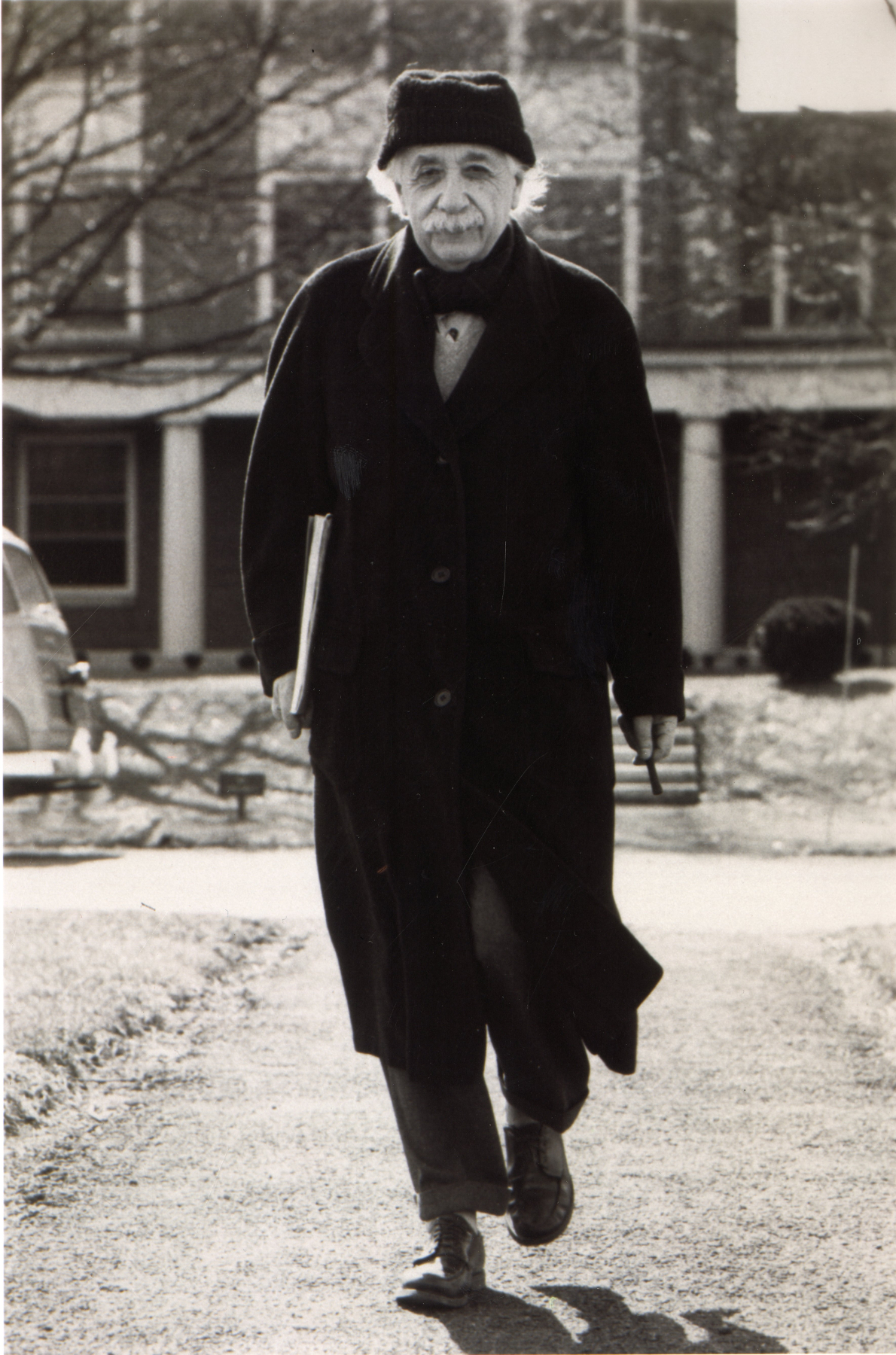 black and white photo of albert Einstein