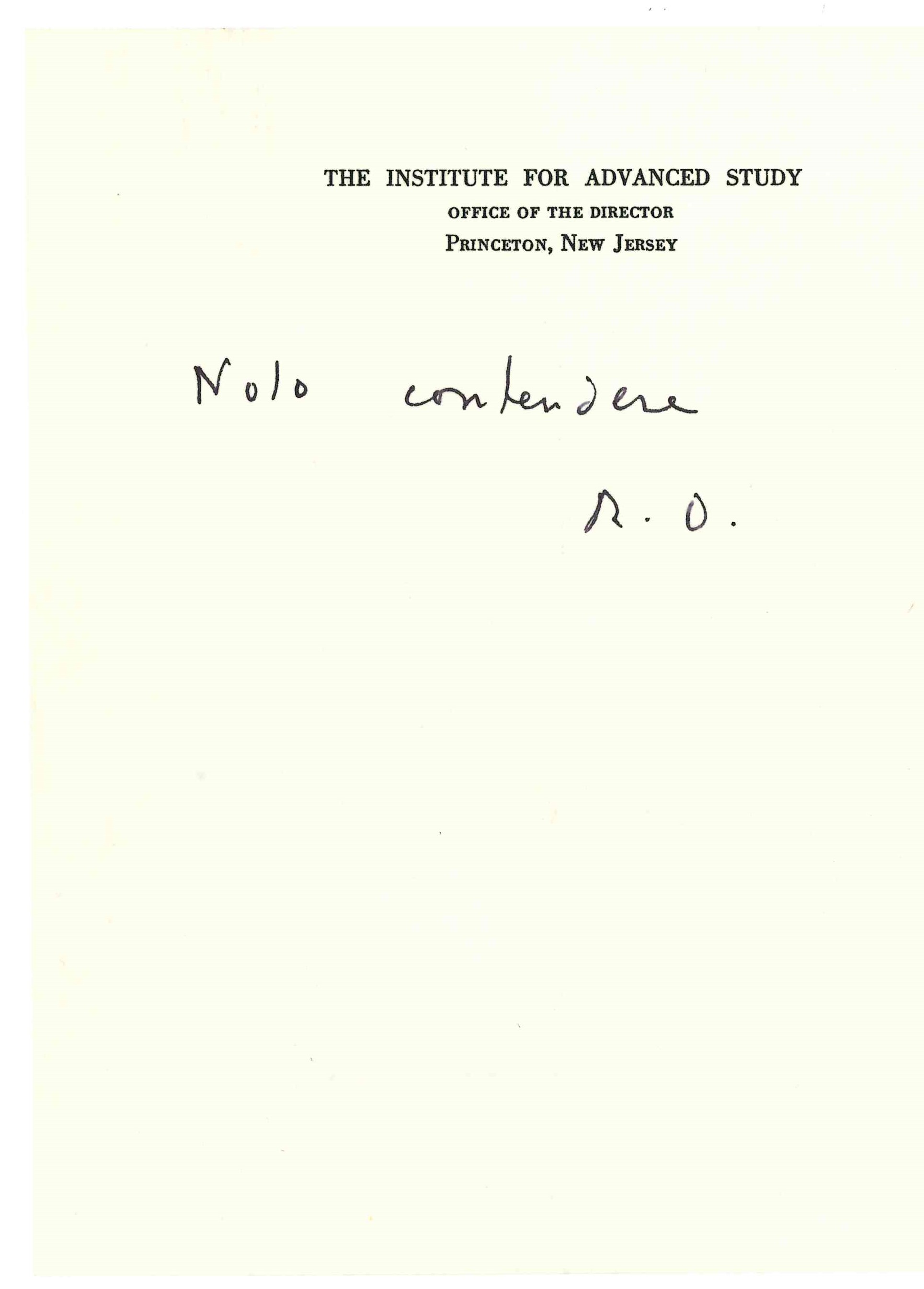Oppenheimer note