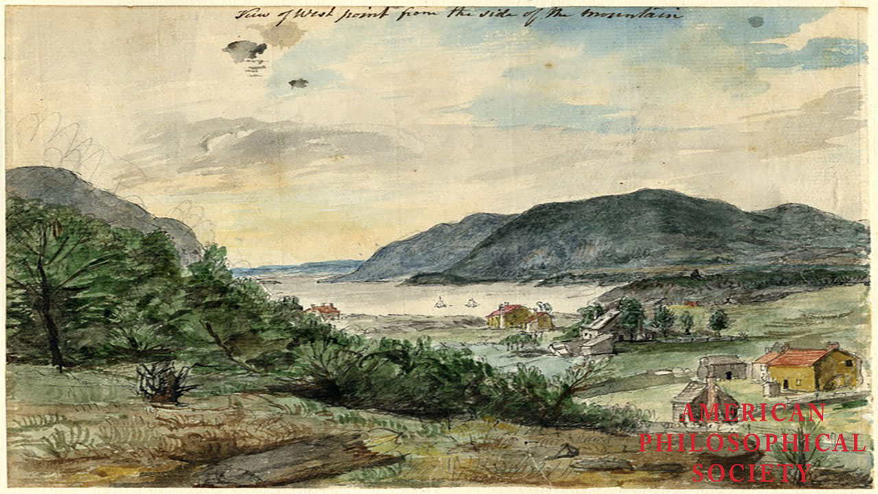 View of West Point from the mountains