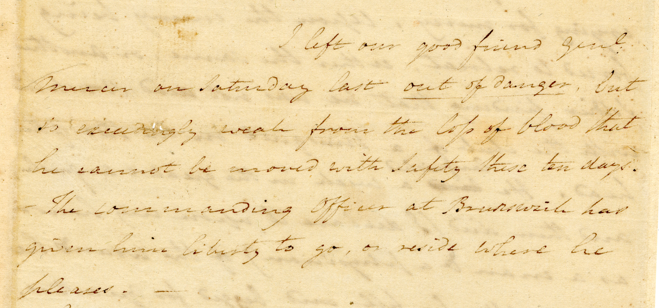scan of 18th-century manuscript letter