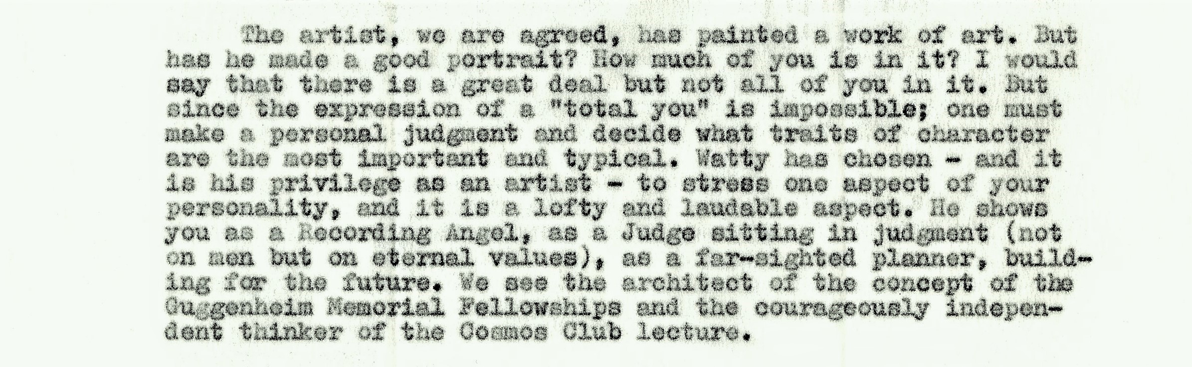 Scan of typed letter from Zigrosser to Moe