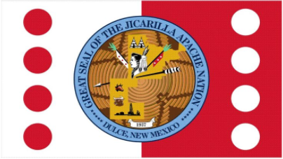 Jicarilla Apache Nation Flag and Tribal Seal