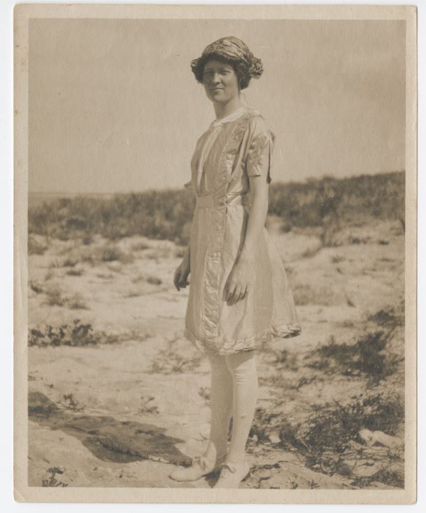 Photo of Elsie Clews Parsons standing