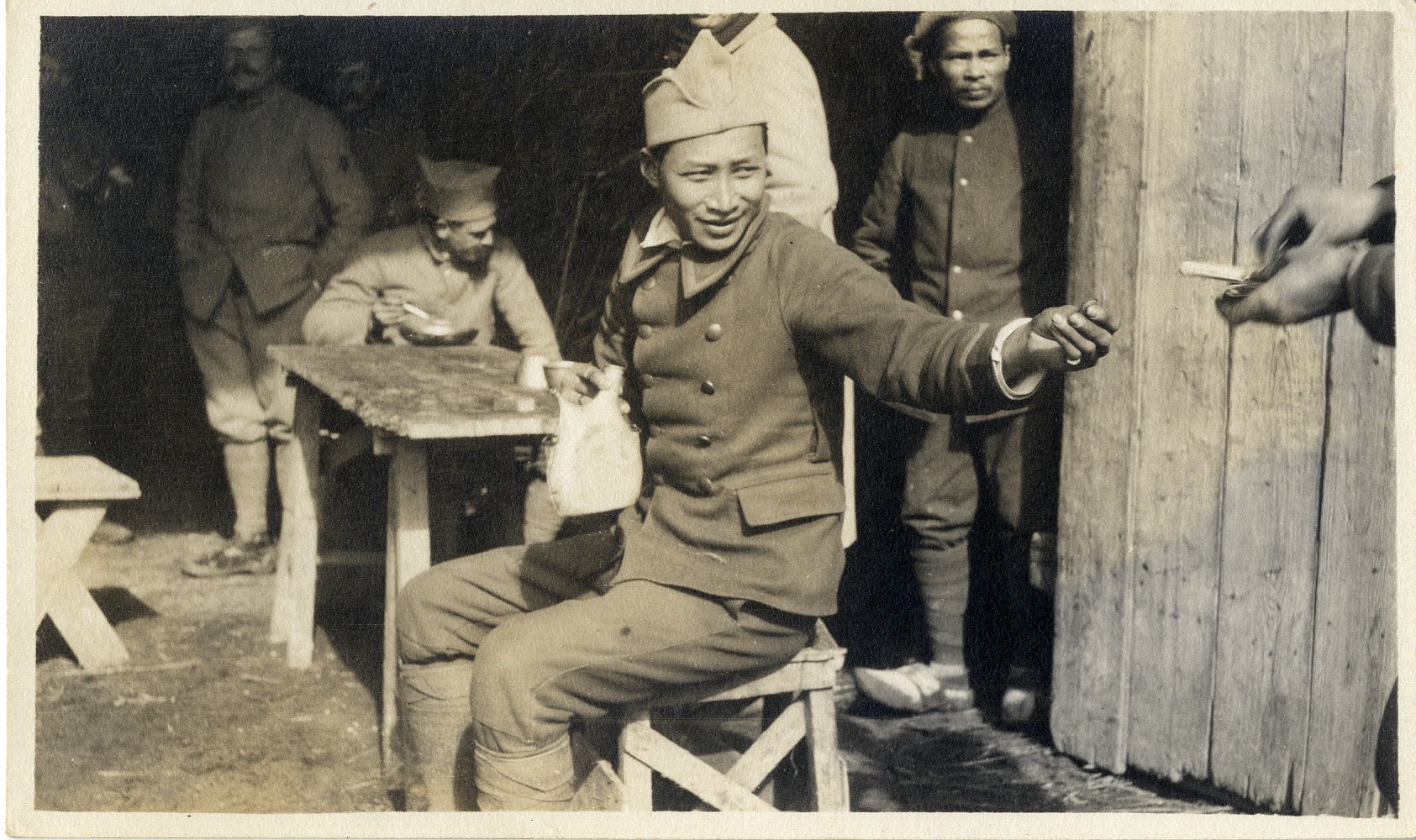 Photo of uniformed laborer