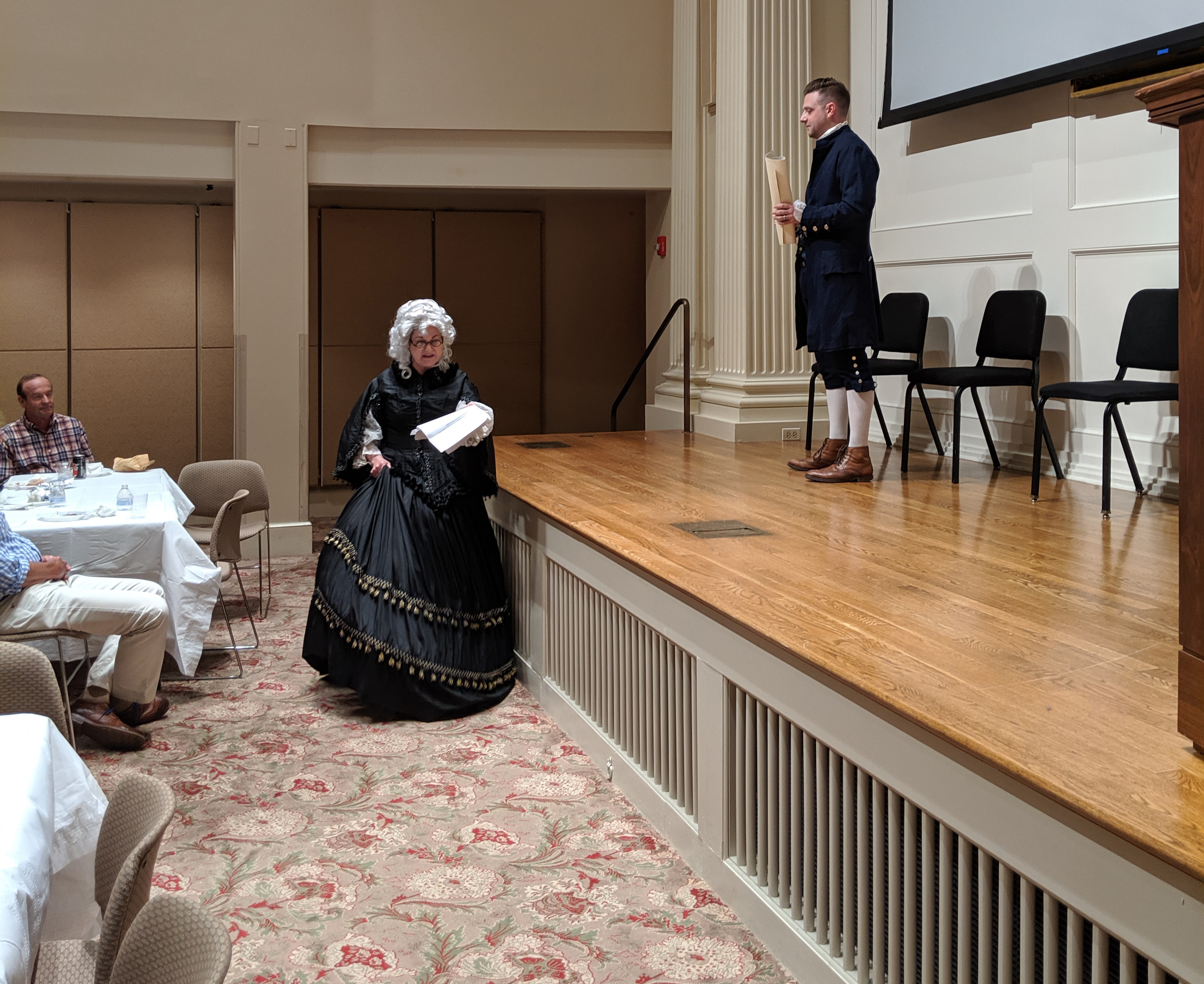 woman in victorian dress