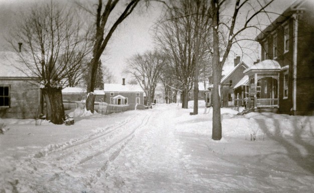 Winter street scene