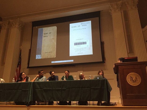 panel of presenters at a conference