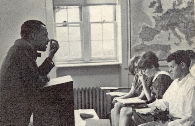 Willis in his Classroom
