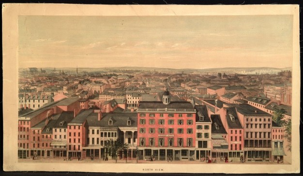 "North View of Philadelphia" by Edwin Whitefield, from the APS collections.