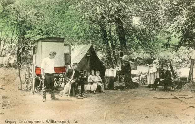 Gypsy encampment, Williamsport PA