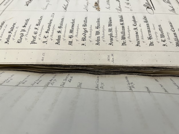 photo of stack of split ruled lines