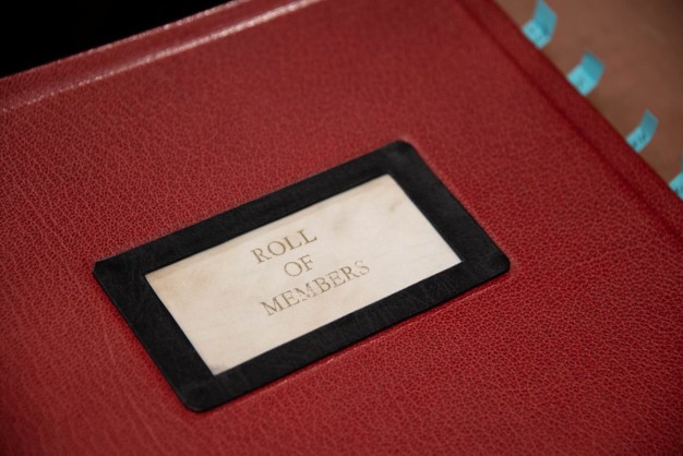 cover of member roll book