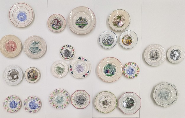 array of plates