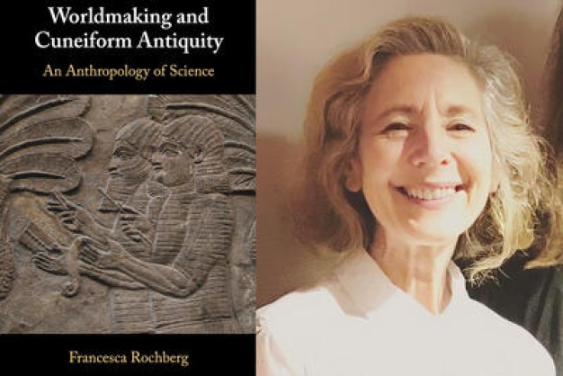 book and headshot side by side