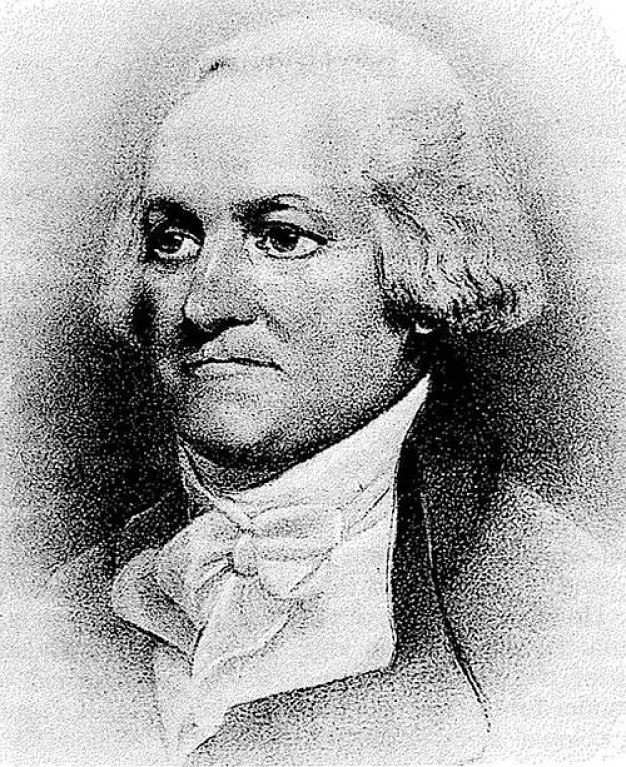 black and white image of portrait of William Tudor