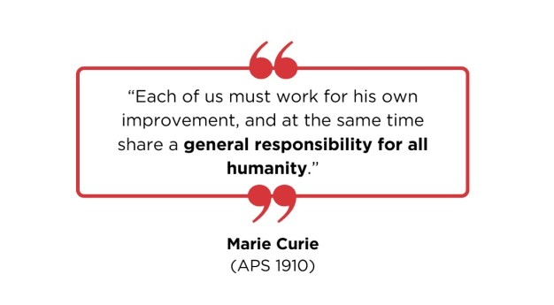Marie Curie Words of Wisdom Quote