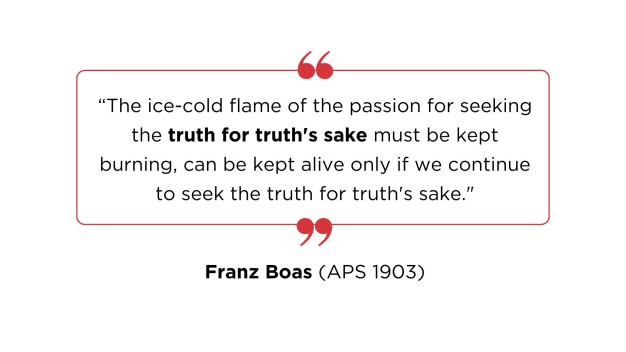 Franz Boas Quote