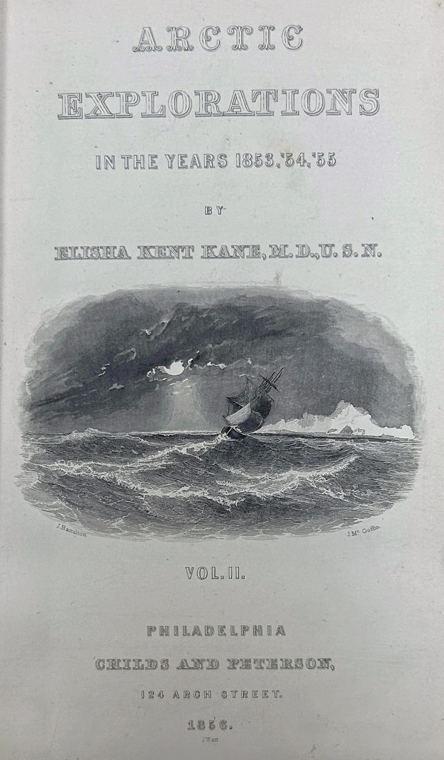 Arctic Explorations by Elisha Kent Kane Title Page