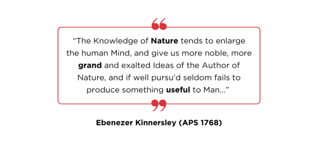 Ebenezer Kinnersley Quote