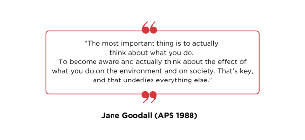 Jane Goodall Quote